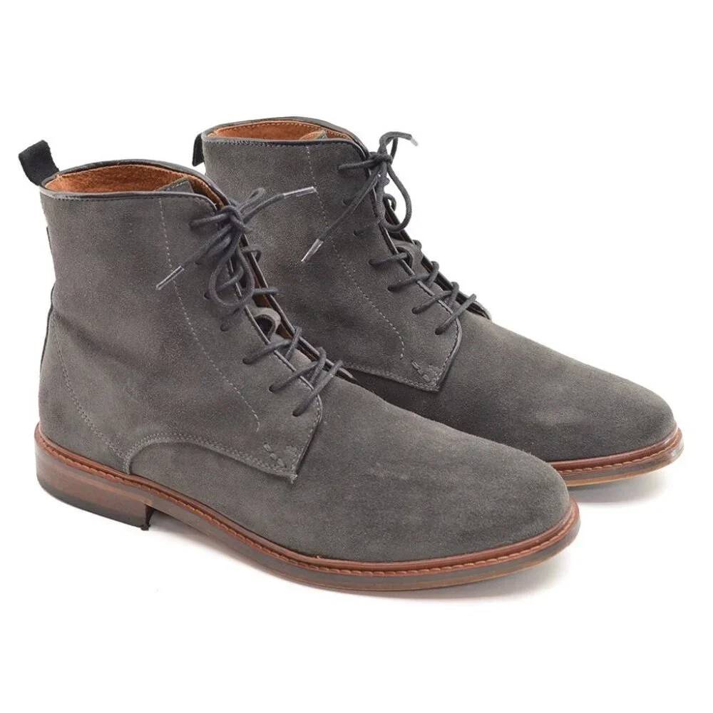 Men Shoe The Bear Ned Gray Suede Chukka Boots 43 / 10